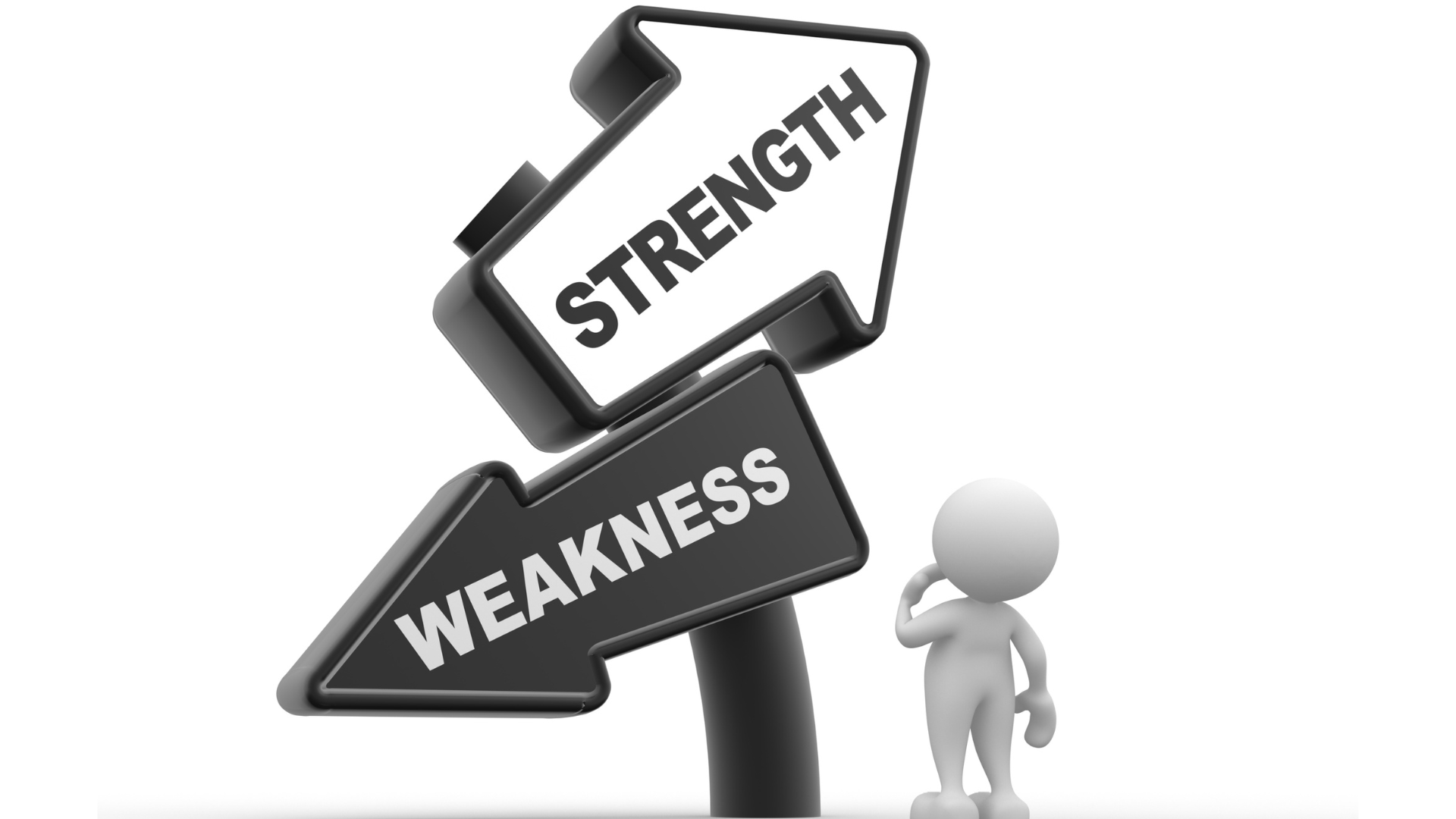 Arrows illustrating muscle strength versus weakness highlighting the importance of protein for maintaining muscle during weight loss and diabetes management