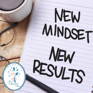 Paper with “New mindset, new results” written on it, symbolising the power of mindset in reversing type 2 diabetes