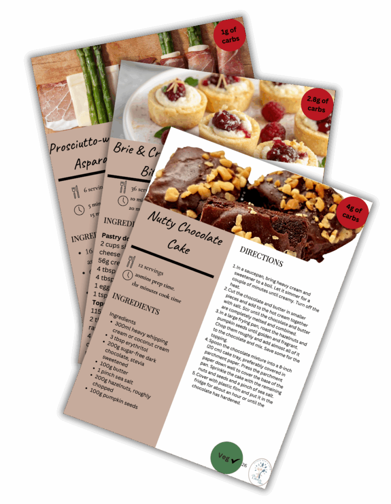 low carb recipe book