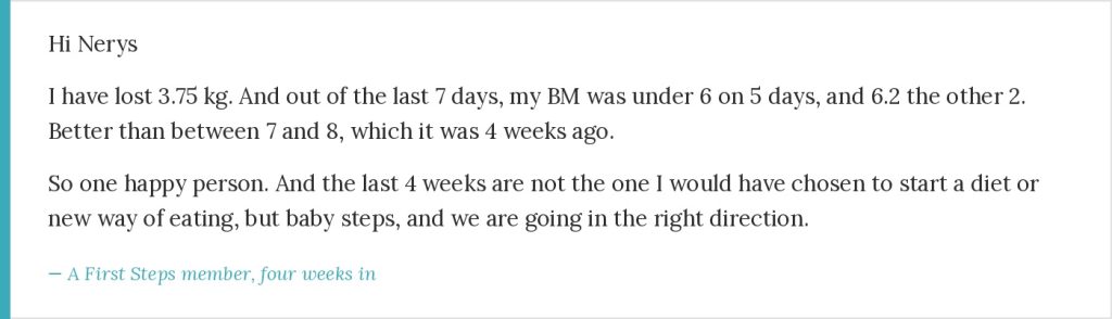 Reduce diabetes testimonial