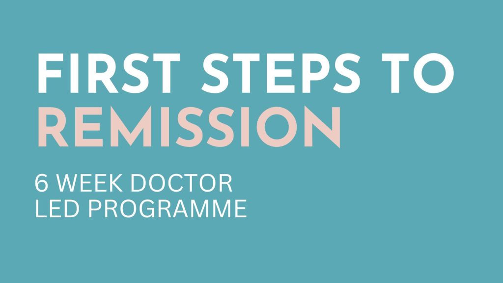 first steps to remission